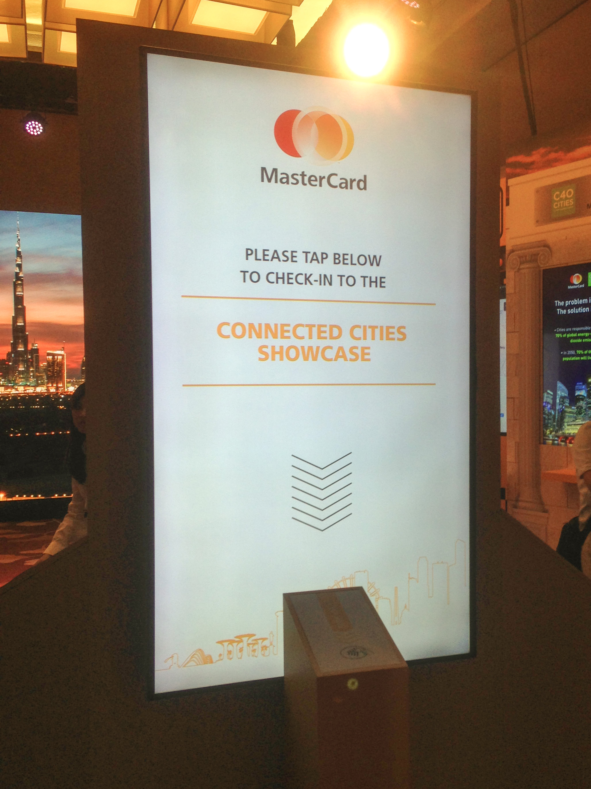 Image of check-in booth